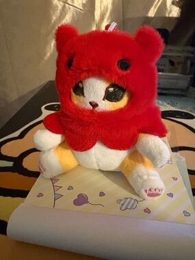 Mofosand 4 inch bag charm. Squid cat design‎